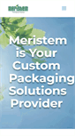 Mobile Screenshot of meristempkg.com